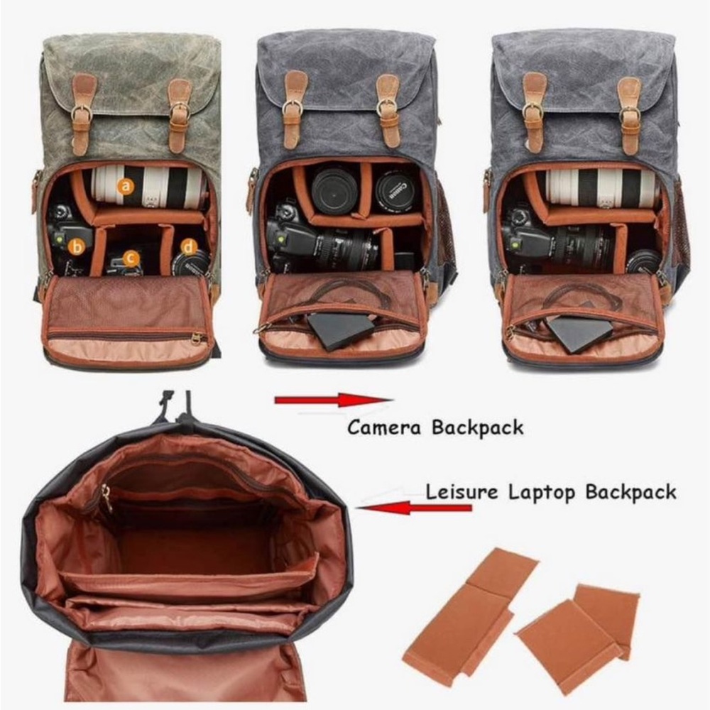 Camera backpack
